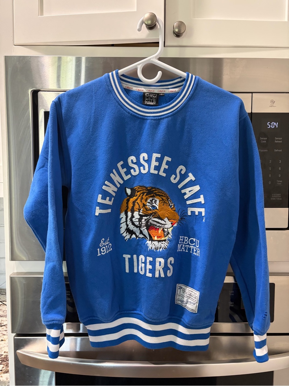 Vintage CollegeCrib Tennessee State University Embroidered Tiger Crewneck